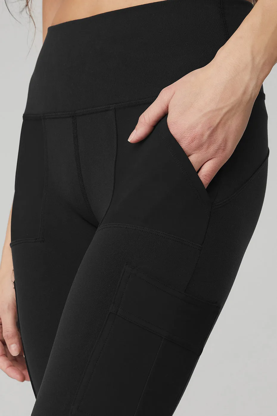 High-Waist Cargo Legging - Black sold by Alo Yoga product image thumbnail 4