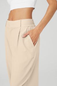 High-Waist Dreamscape Trouser - Macadamia sold by Alo Yoga