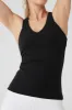 Elevate Tank - Black sold by Alo Yoga