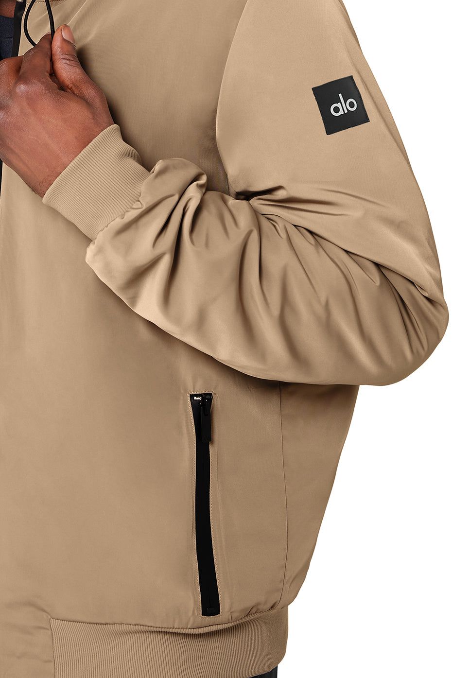 Fleet Jacket - Gravel sold by Alo Yoga product image thumbnail 5