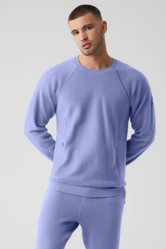 Triumph Crew Neck Sweatshirt - Infinity Blue sold by Alo Yoga