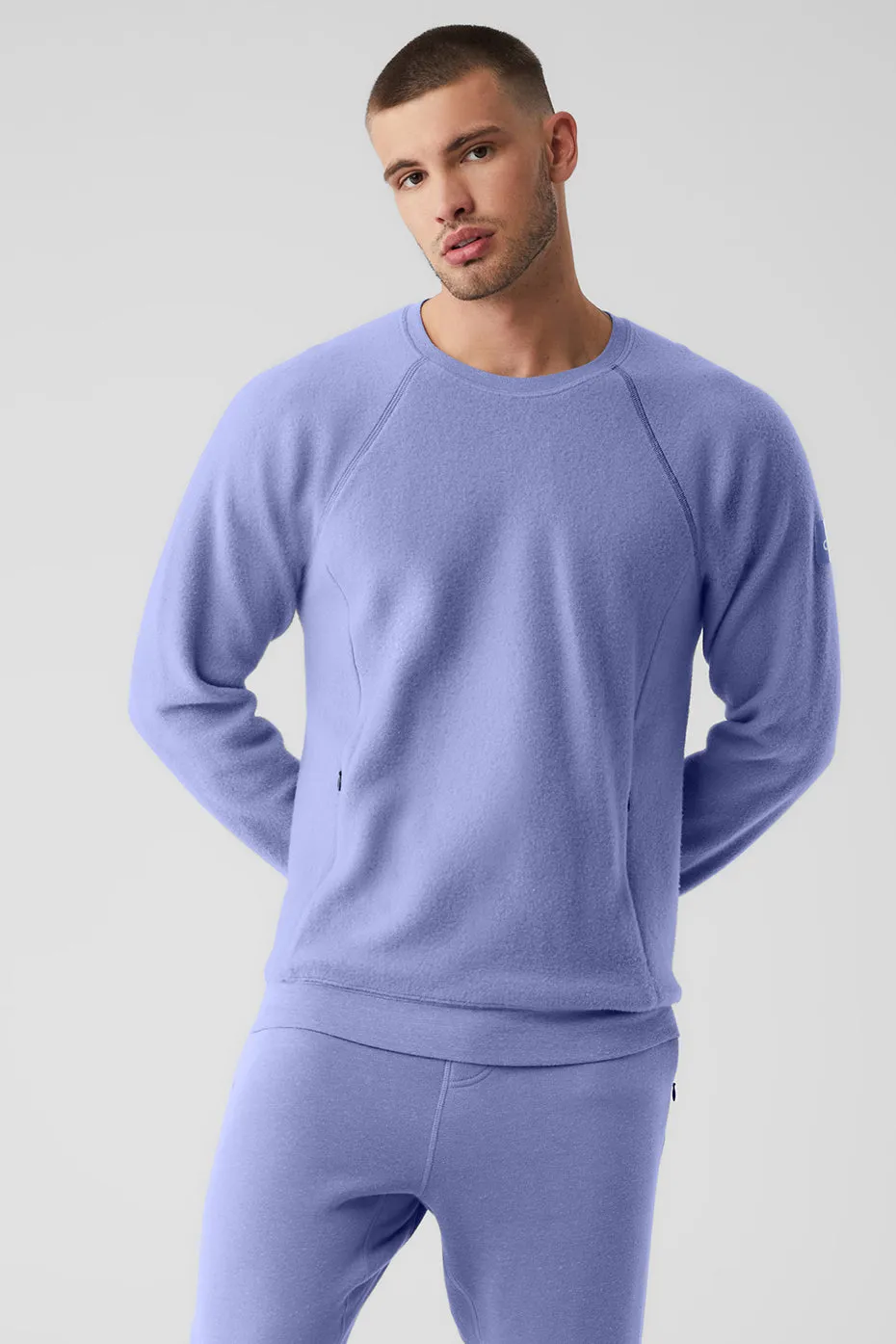 Triumph Crew Neck Sweatshirt - Infinity Blue sold by Alo Yoga