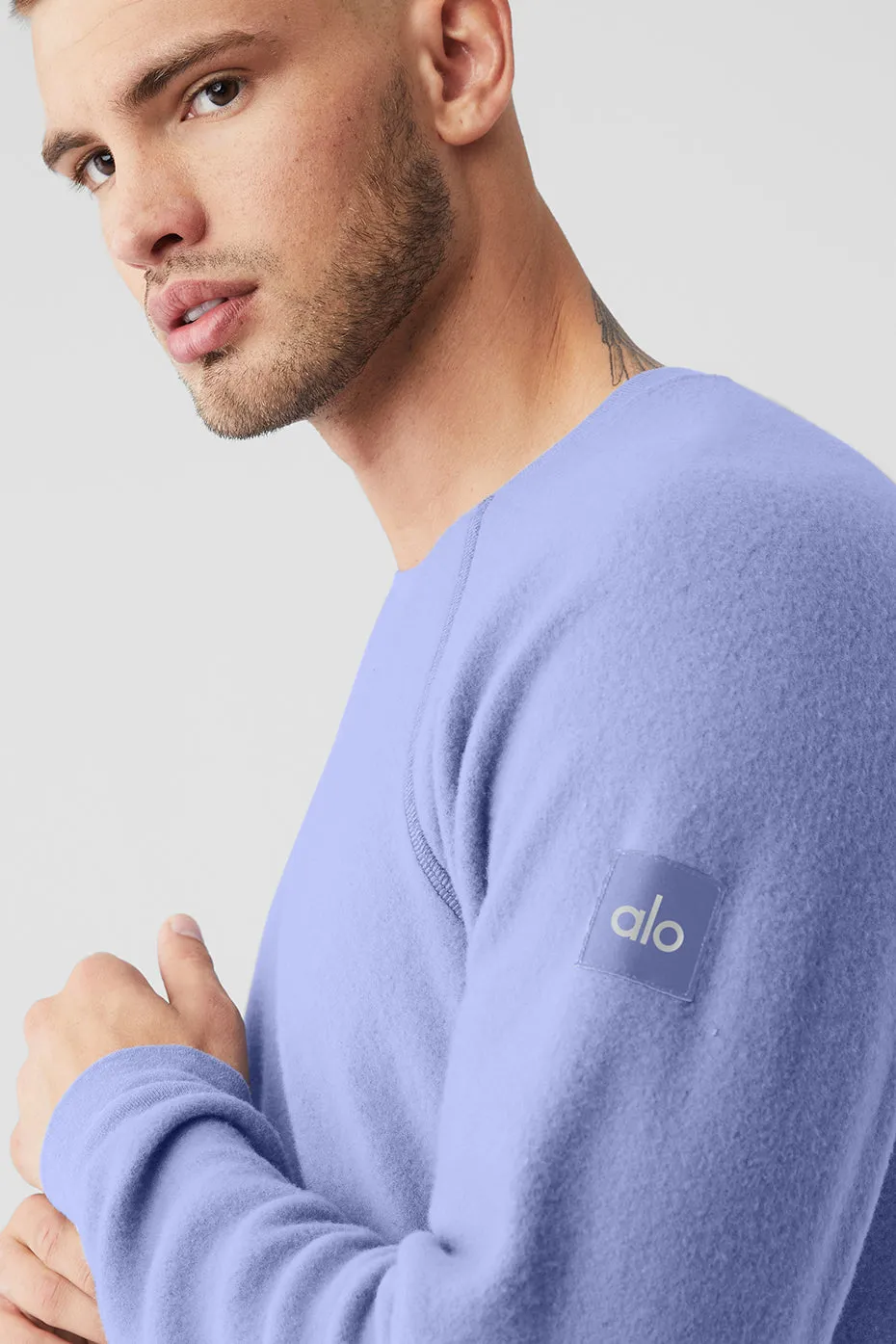 Triumph Crew Neck Sweatshirt - Infinity Blue sold by Alo Yoga product image thumbnail 4