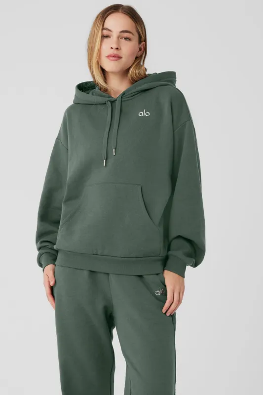 Accolade Hoodie - Dark Cactus sold by Alo Yoga