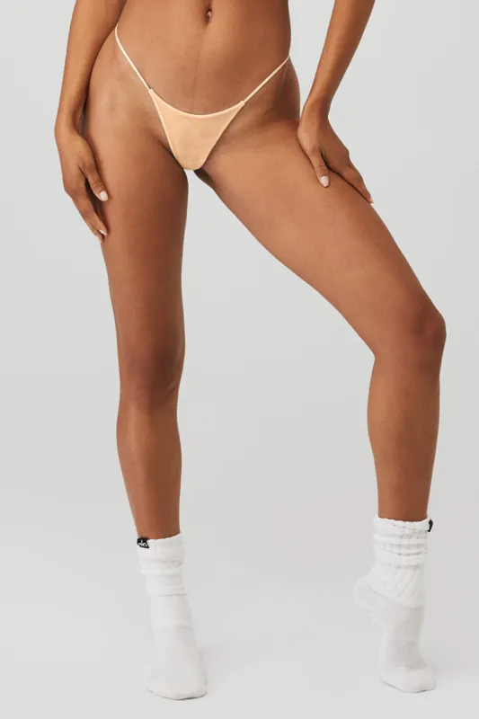 Airmesh Venus Thong - Champagne sold by Alo Yoga