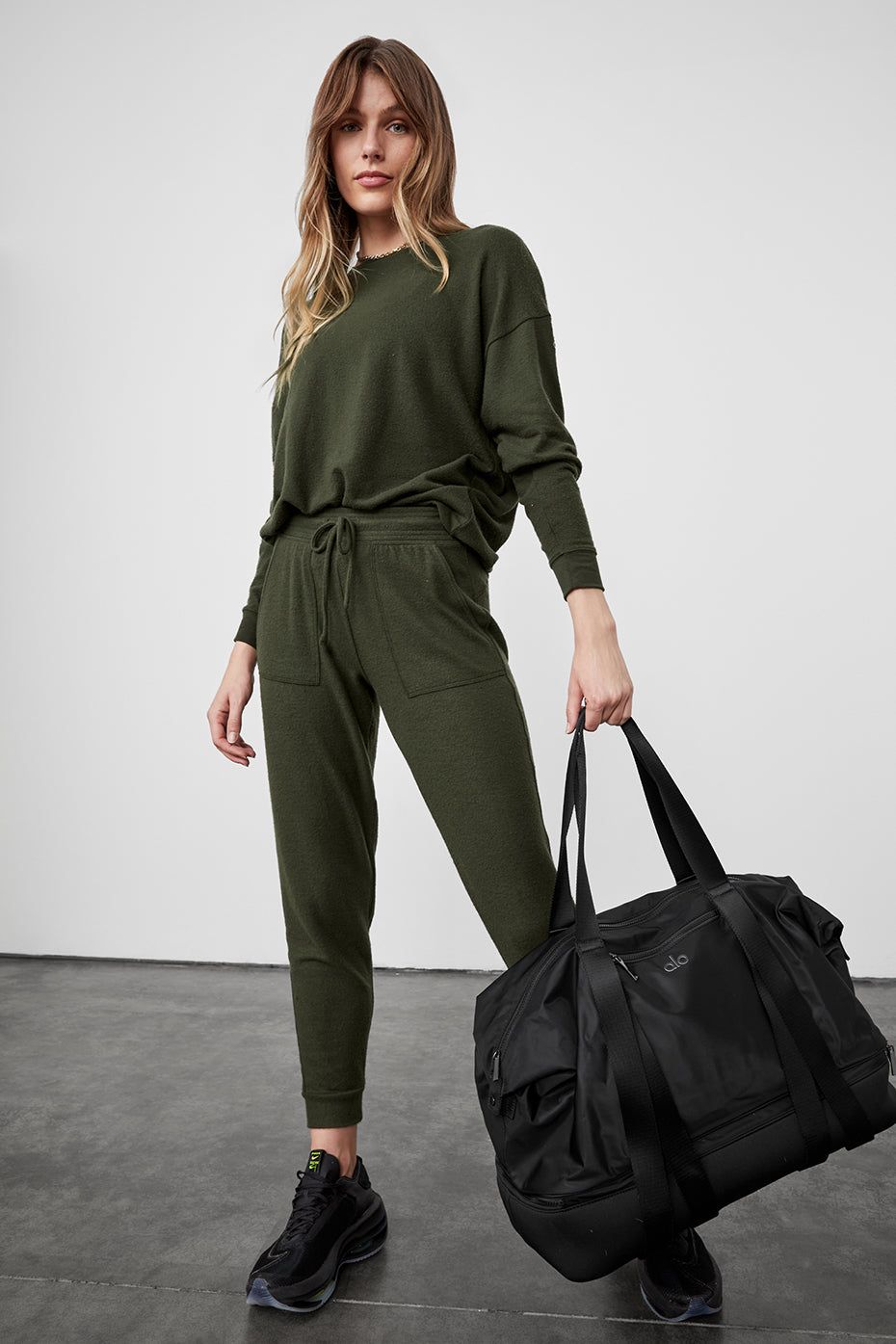Soho Sweatpant - Dark Olive sold by Alo Yoga product image thumbnail 5