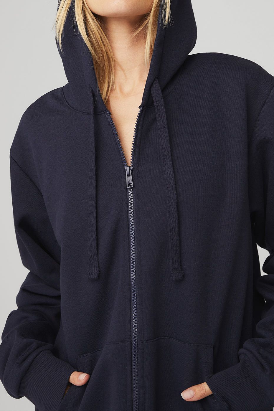 Everyday Full Zip Hoodie - True Navy sold by Alo Yoga product image thumbnail 4