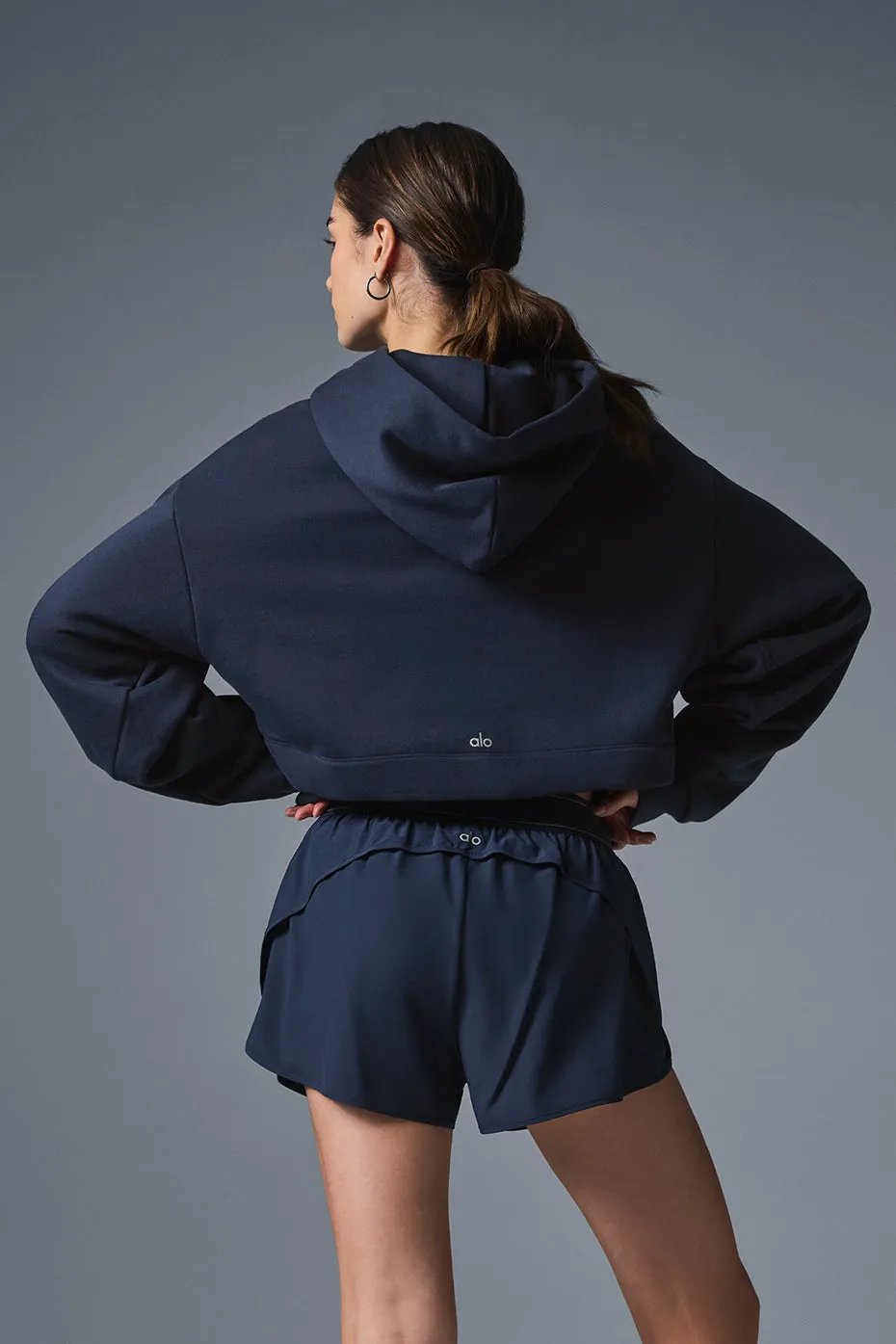 Bae Hoodie - Navy sold by Alo Yoga product image thumbnail 3