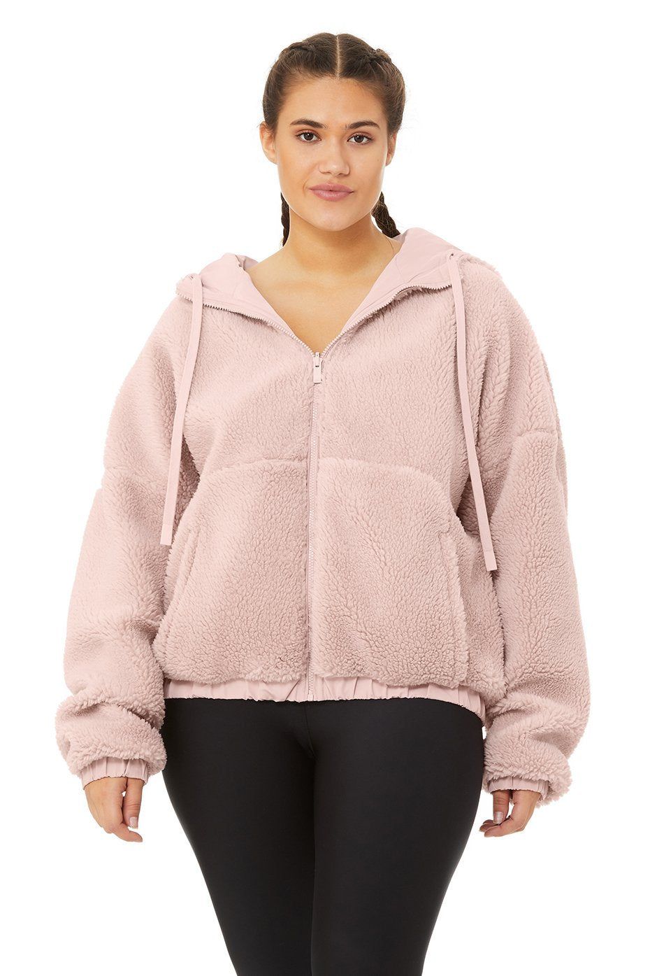 Duality Reversible Sherpa Jacket - Pale Mauve/Scarlet sold by Alo Yoga product image thumbnail 16