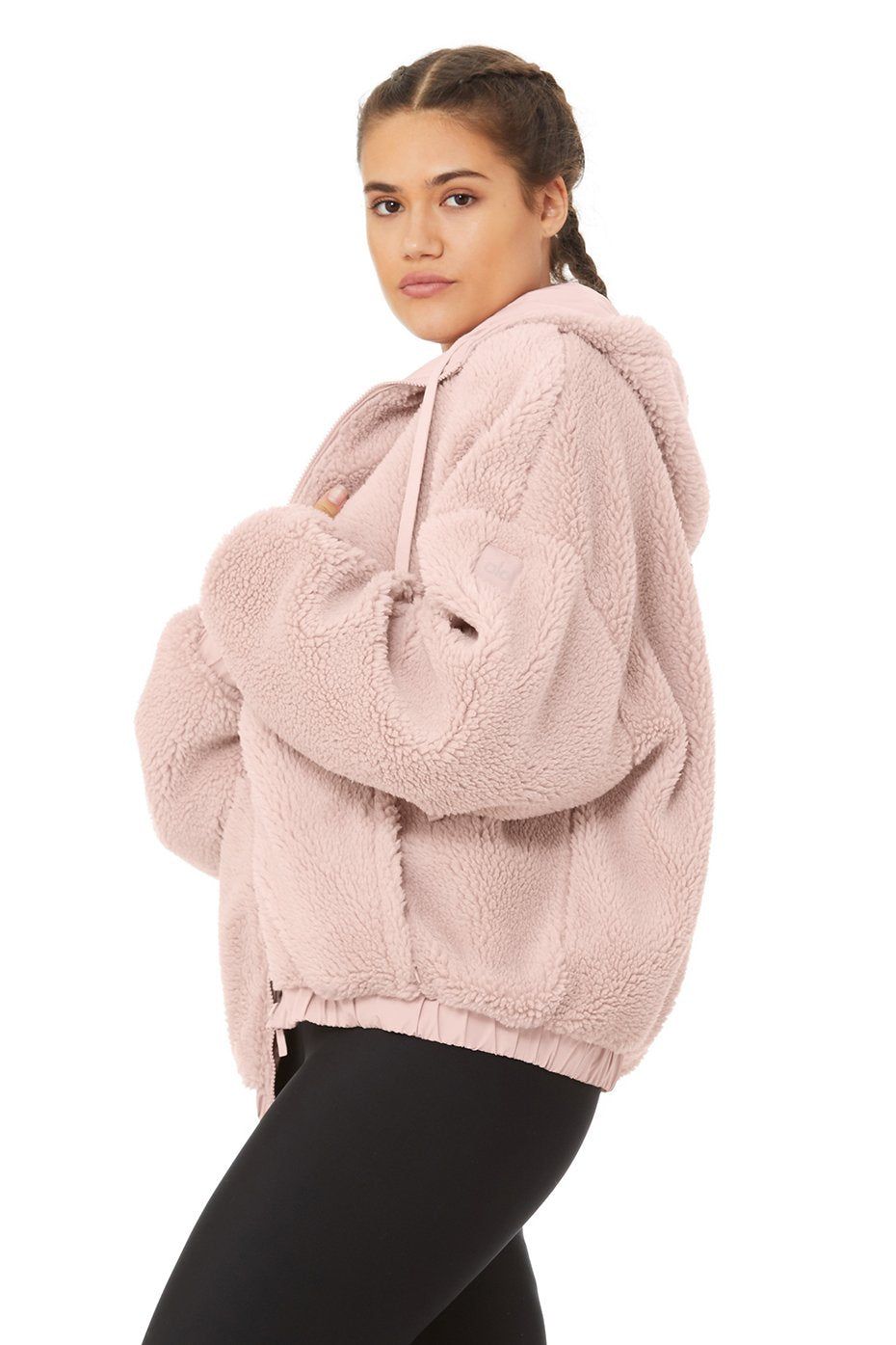 Duality Reversible Sherpa Jacket - Pale Mauve/Scarlet sold by Alo Yoga product image thumbnail 14