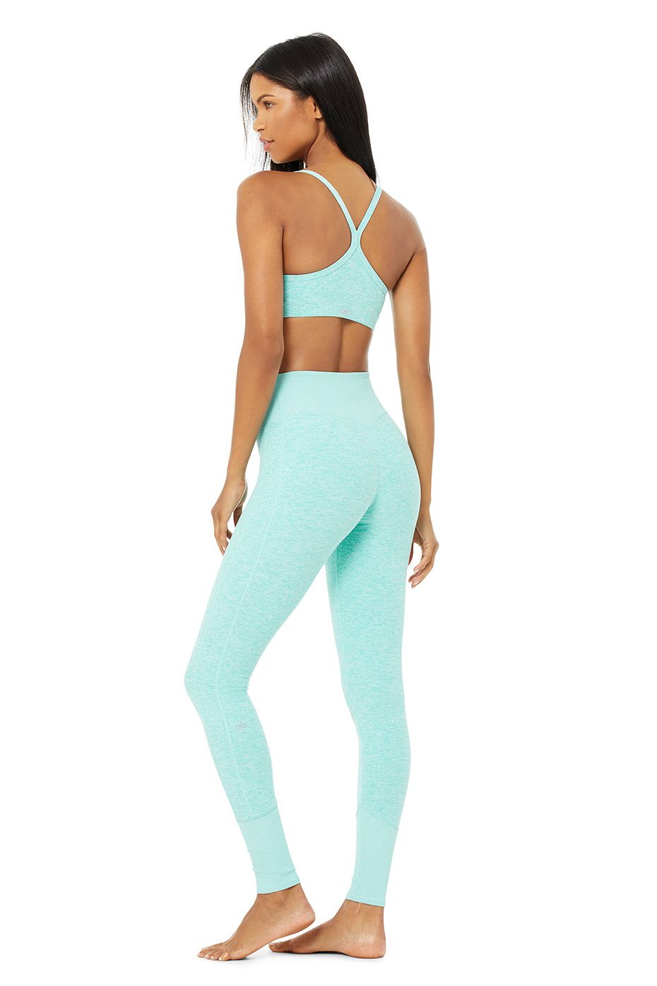 High-Waist Alosoft Lounge Legging - Blue Quartz Heather sold by Alo Yoga product image thumbnail 4