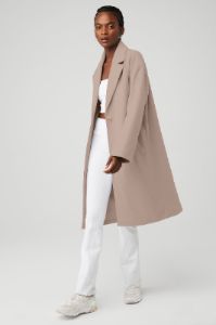 VIP Blazer Trench - Taupe sold by Alo Yoga