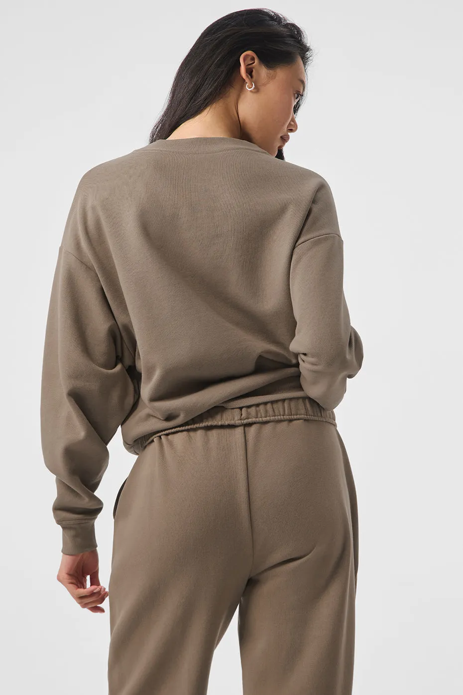 Accolade Crew Neck Pullover - Gravel sold by Alo Yoga product image thumbnail 3