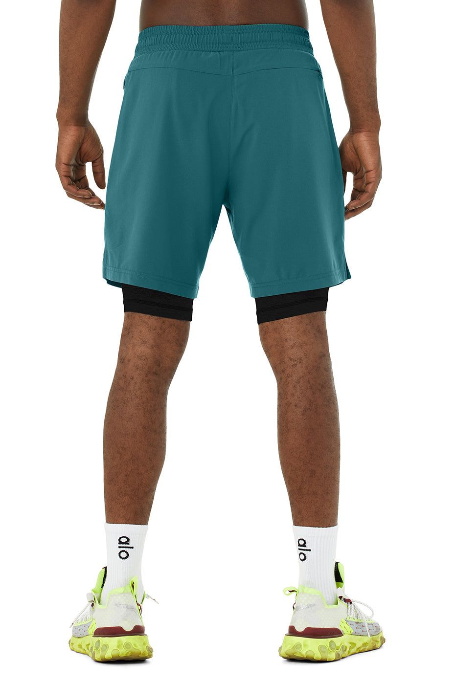 7" Unity 2-In-1 Short - Mineral Blue/Black sold by Alo Yoga product image thumbnail 3