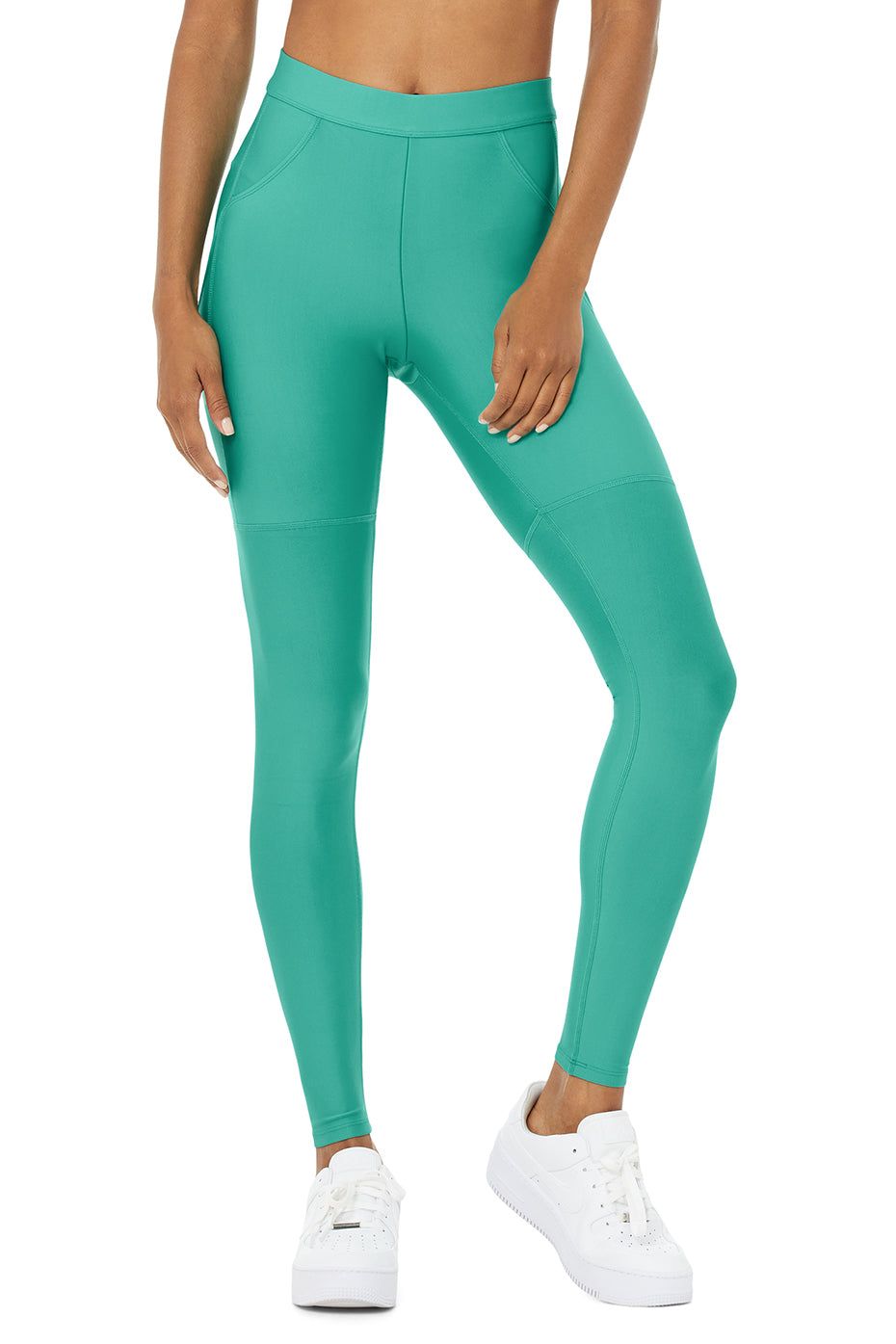 High-Waist Airlift 4 Pocket Utility Legging - Ocean Teal sold by Alo Yoga