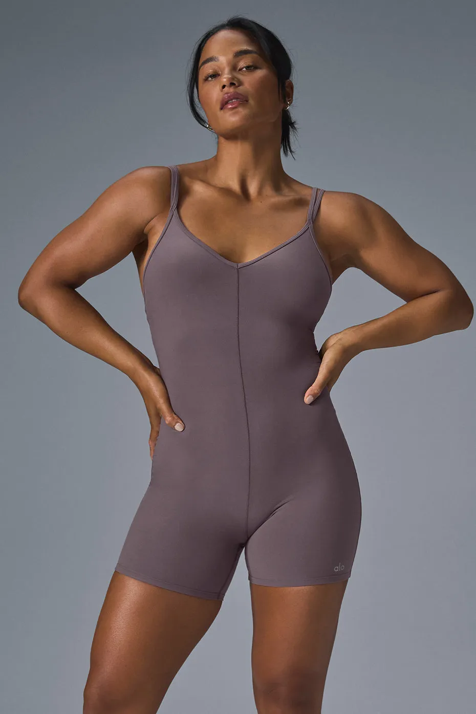 Alosoft Suns Out Onesie - Raisinette sold by Alo Yoga