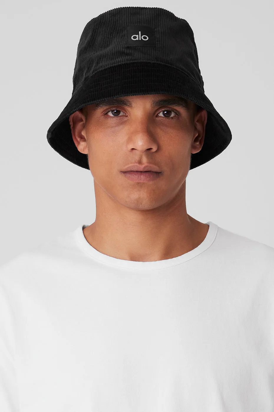 Corduroy Neighborhood Bucket Hat - Black | Parallel