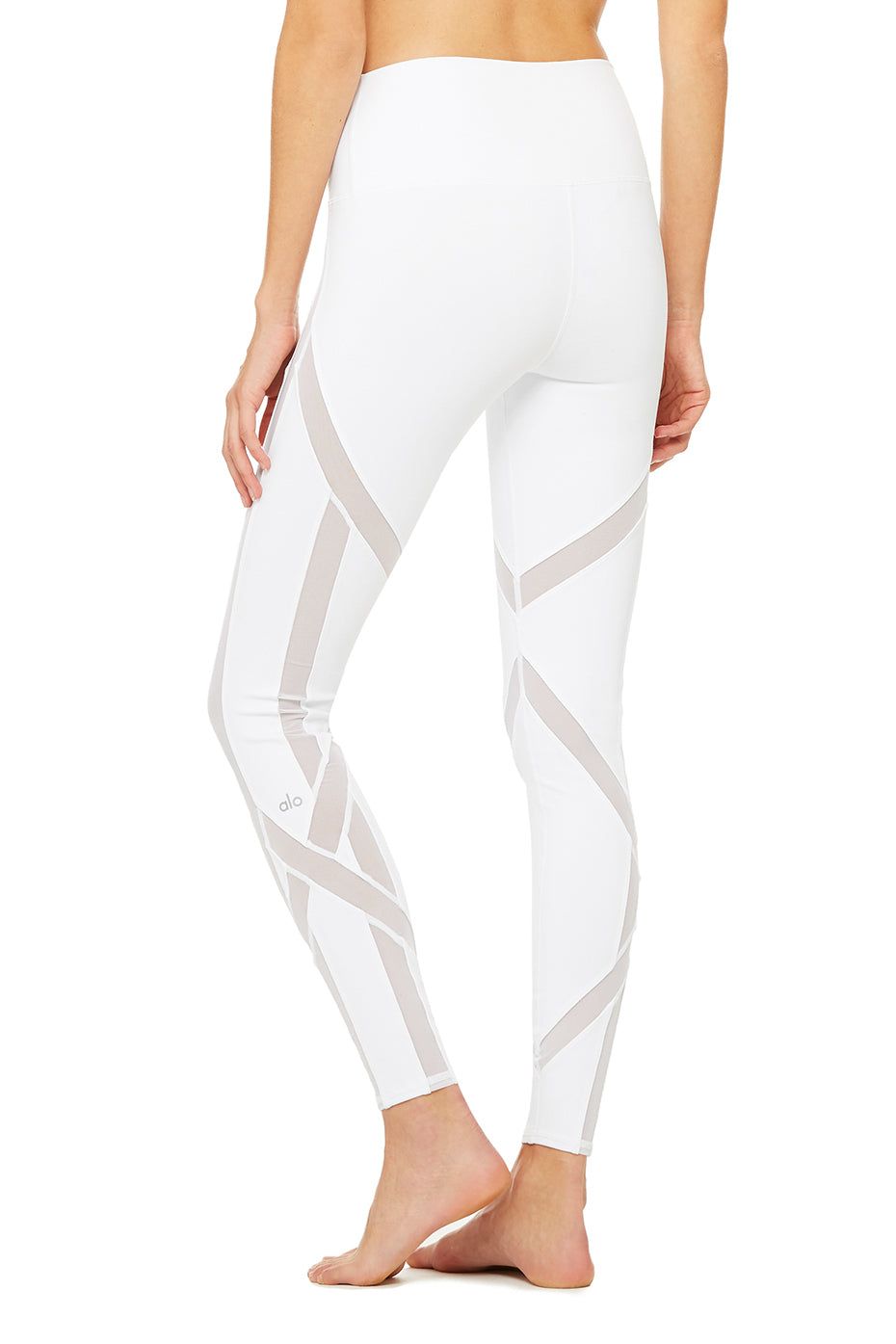 High-Waist Laced Legging - White sold by Alo Yoga product image thumbnail 3