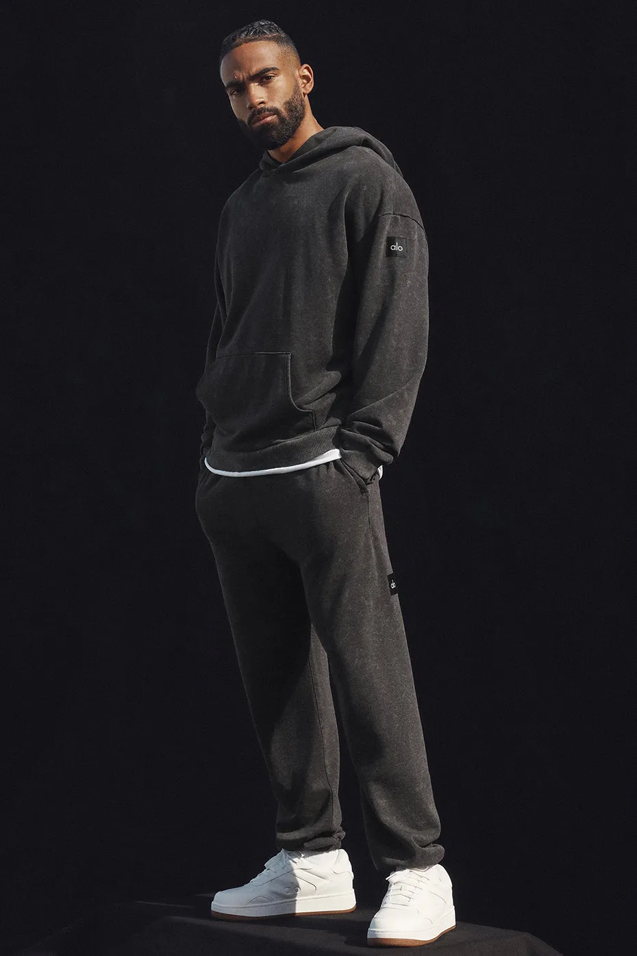 Chill Vintage Wash Sweatpant - Black Wash sold by Alo Yoga product image thumbnail 5