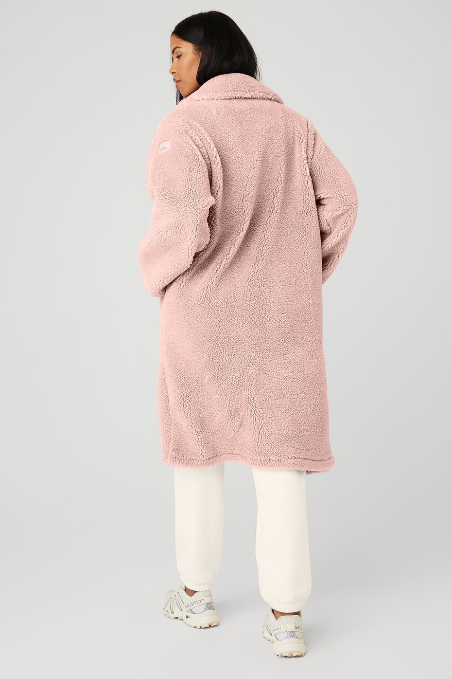 Oversized Sherpa Trench - Dusty Pink sold by Alo Yoga product image thumbnail 3
