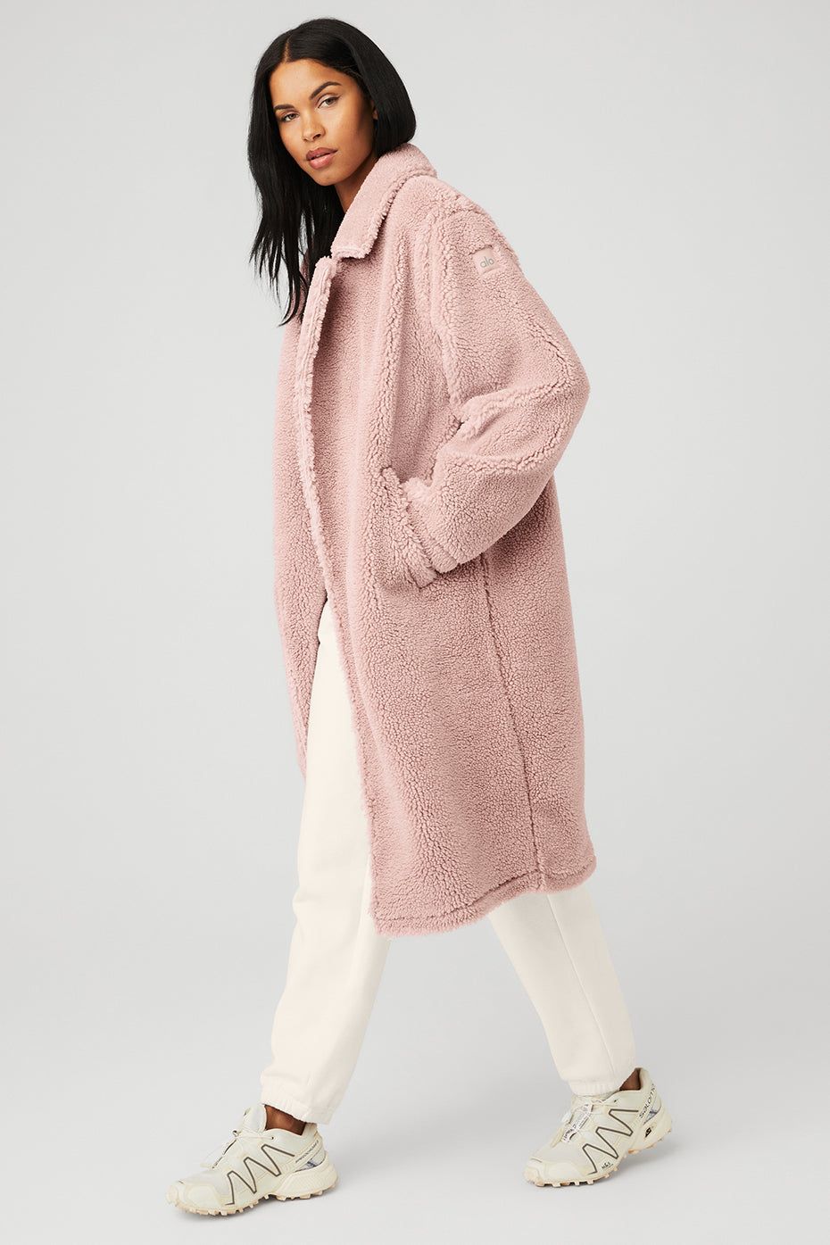 Oversized Sherpa Trench - Dusty Pink sold by Alo Yoga product image thumbnail 2
