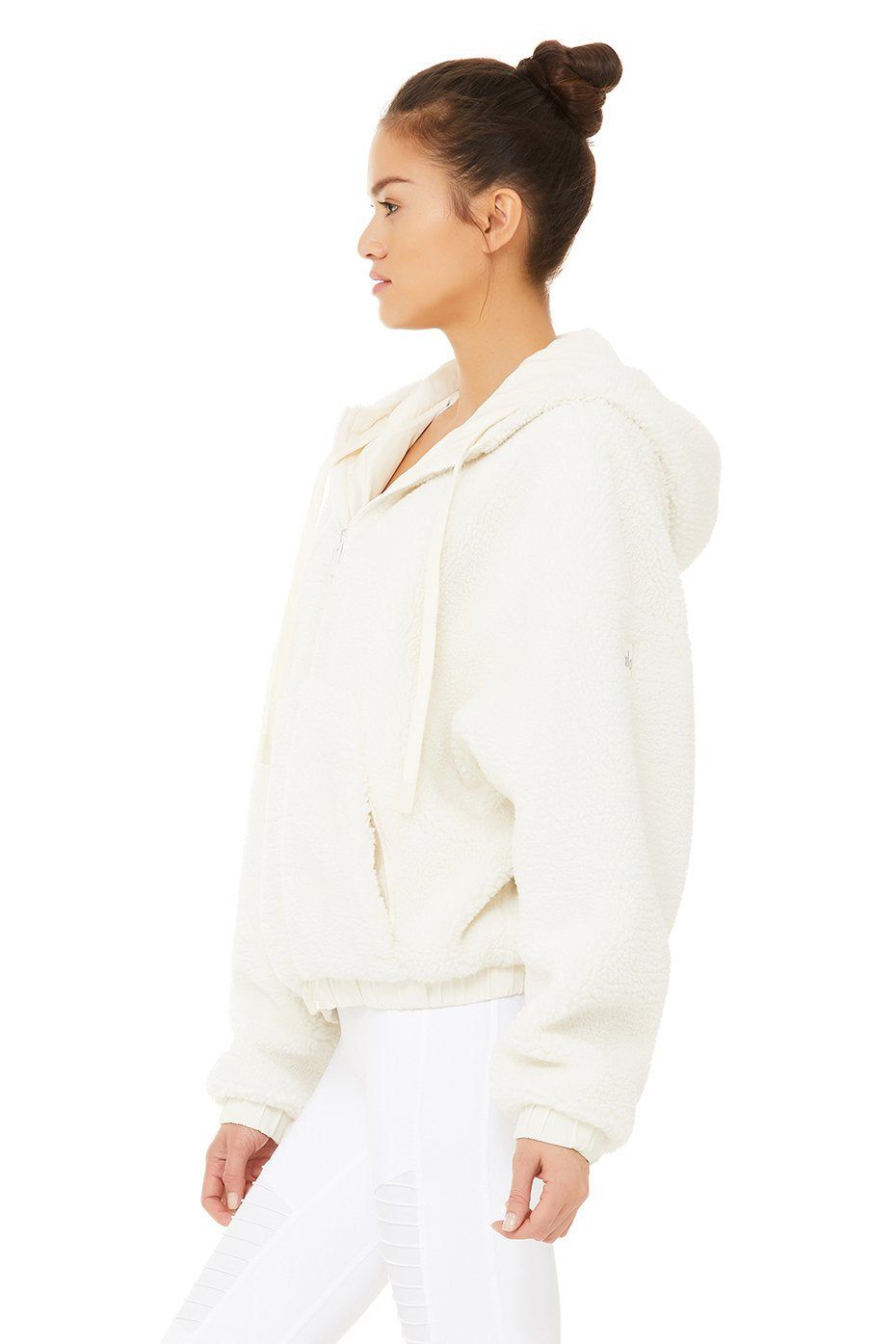 Duality Reversible Sherpa Jacket - Pristine/White/Dove Grey sold by Alo Yoga product image thumbnail 6