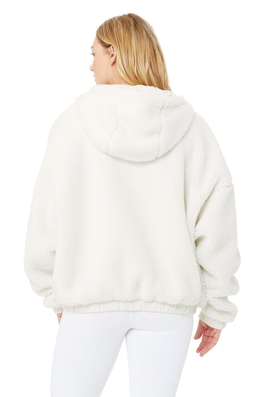 Duality Reversible Sherpa Jacket - Pristine/White/Dove Grey sold by Alo Yoga product image thumbnail 14