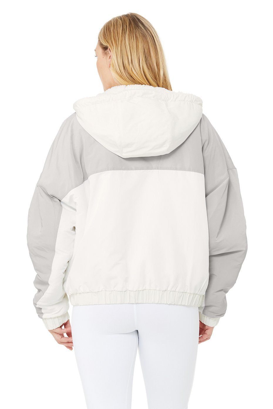 Duality Reversible Sherpa Jacket - Pristine/White/Dove Grey sold by Alo Yoga product image thumbnail 11