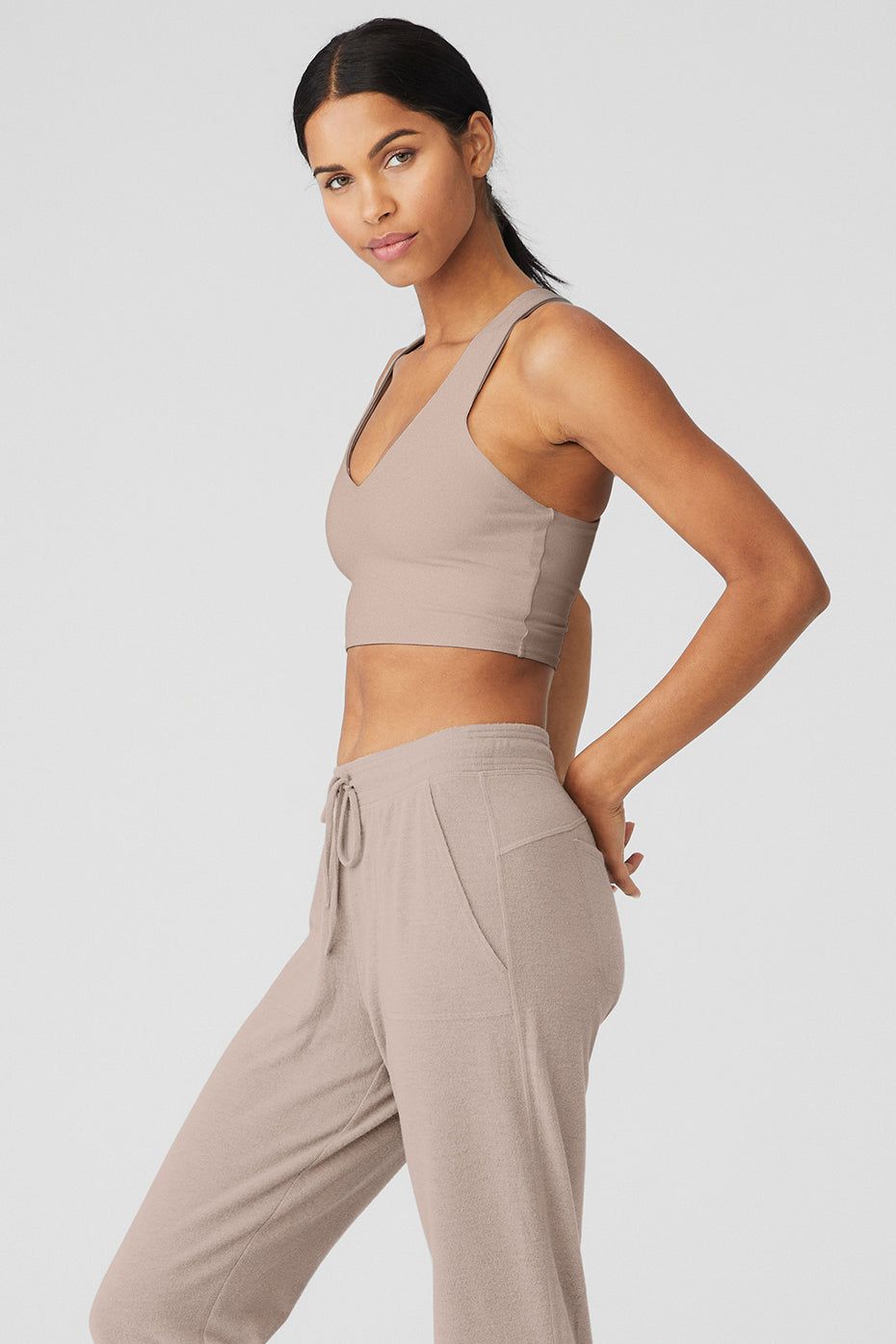 Airbrush Real Bra Tank - Taupe sold by Alo Yoga product image thumbnail 3