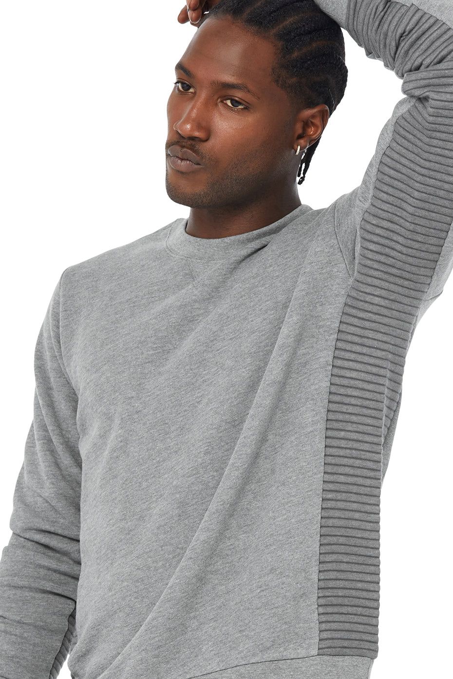 Ridge Crew - Grey Heather sold by Alo Yoga product image thumbnail 4