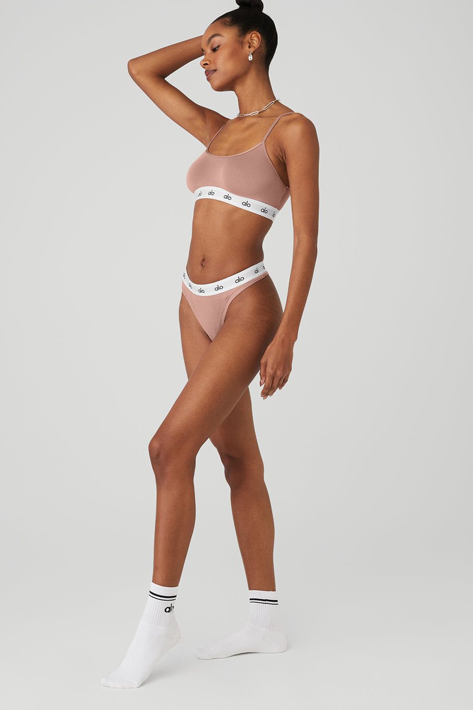 Icon Cami Bra & Icon High-Cut Thong Set sold by Alo Yoga product image thumbnail 42
