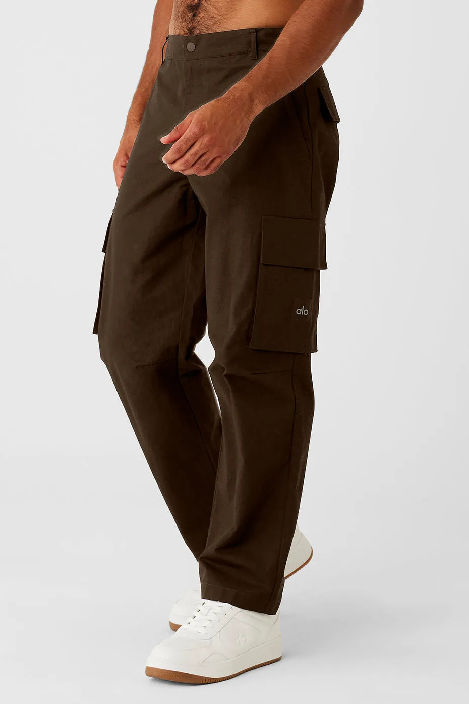Cargo Ripstop Trouser - Espresso sold by Alo Yoga product image thumbnail 3