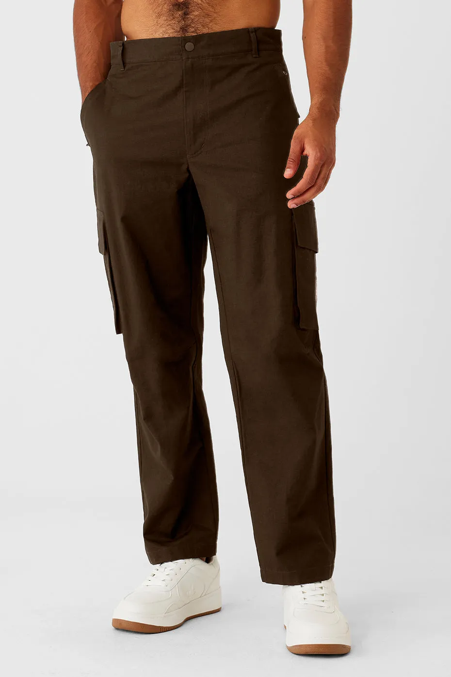 Cargo Ripstop Trouser - Espresso sold by Alo Yoga