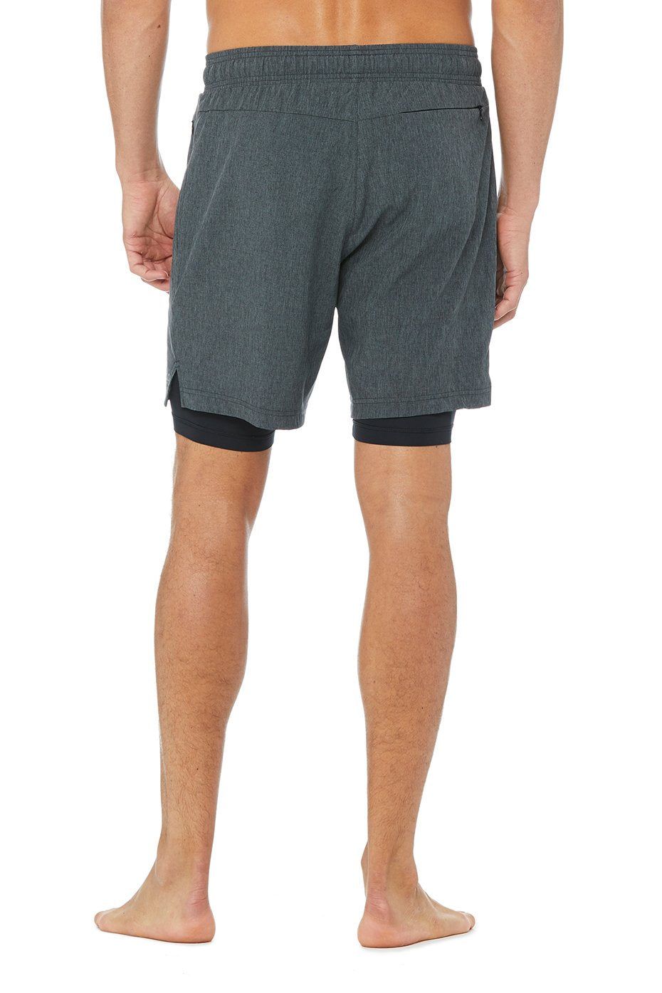 7" Unity 2-In-1 Short - Dark Grey Marl/Black sold by Alo Yoga product image thumbnail 3