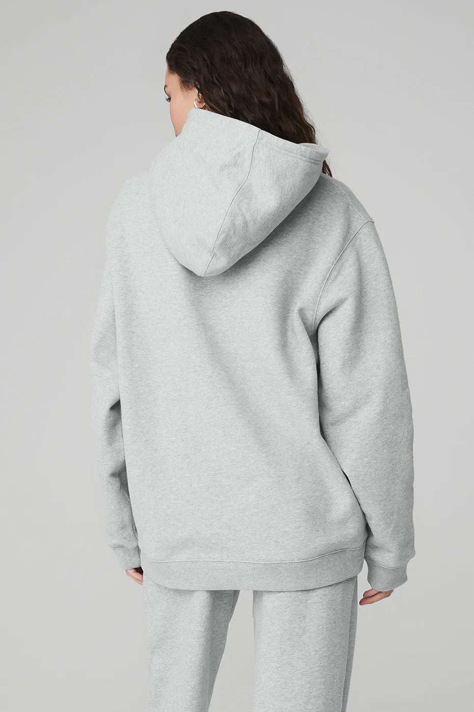 Renown Heavy Weight Hoodie - Athletic Heather Grey sold by Alo Yoga product image thumbnail 3