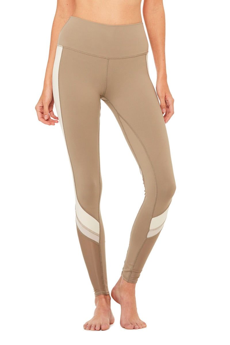 Elevate Legging - Gravel/Zest Glossy/White/Grvel sold by Alo Yoga product image thumbnail 32