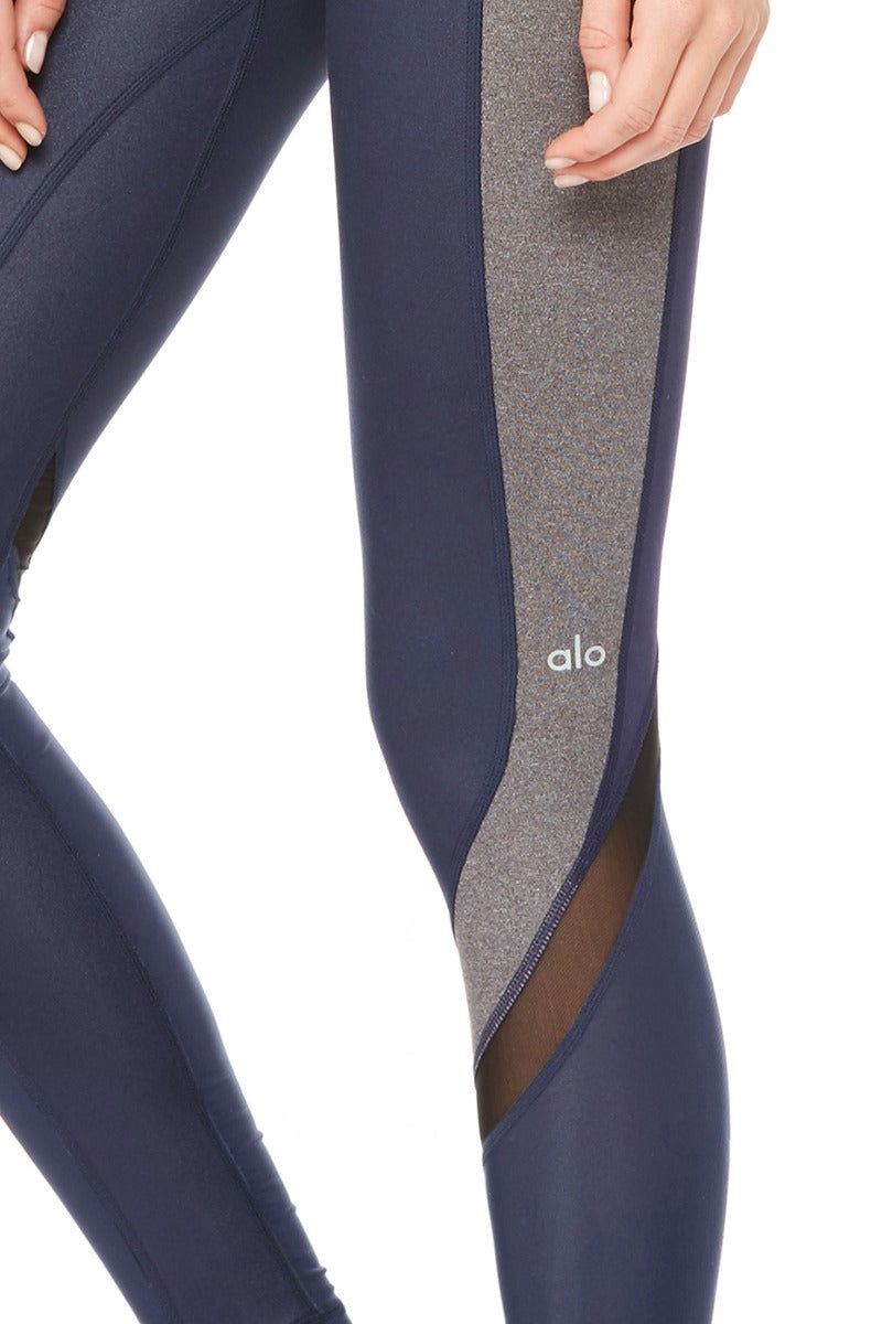 Elevate Legging - Gravel/Zest Glossy/White/Grvel sold by Alo Yoga product image thumbnail 21