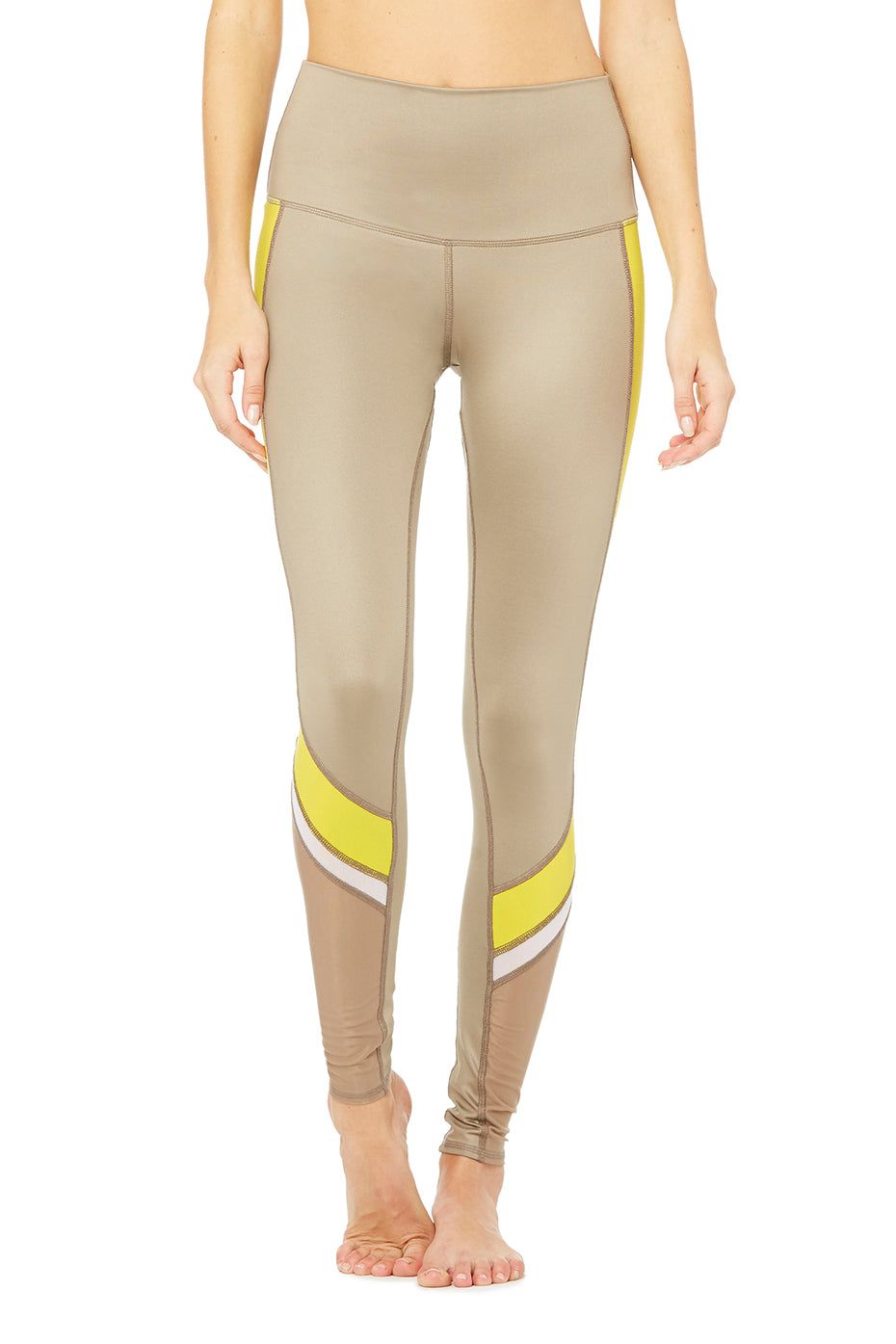 Elevate Legging - Gravel/Zest Glossy/White/Grvel sold by Alo Yoga product image thumbnail 2
