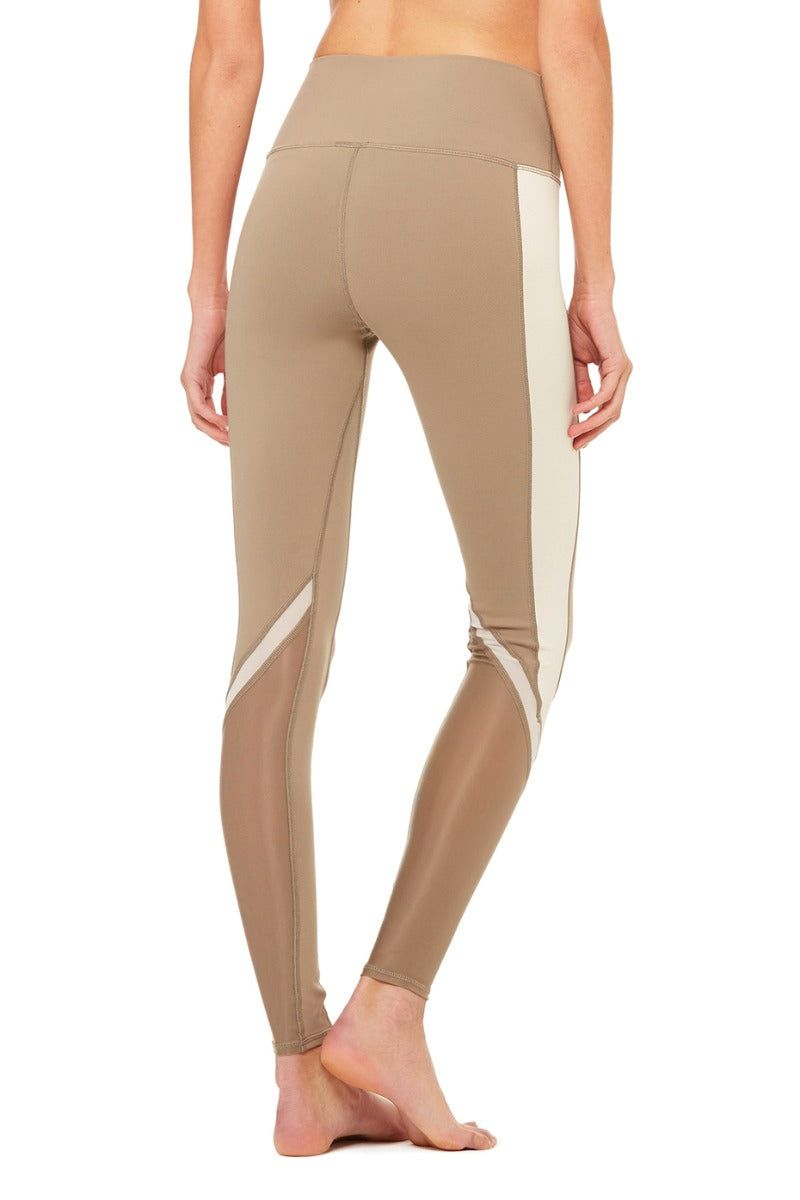 Elevate Legging - Gravel/Zest Glossy/White/Grvel sold by Alo Yoga product image thumbnail 33