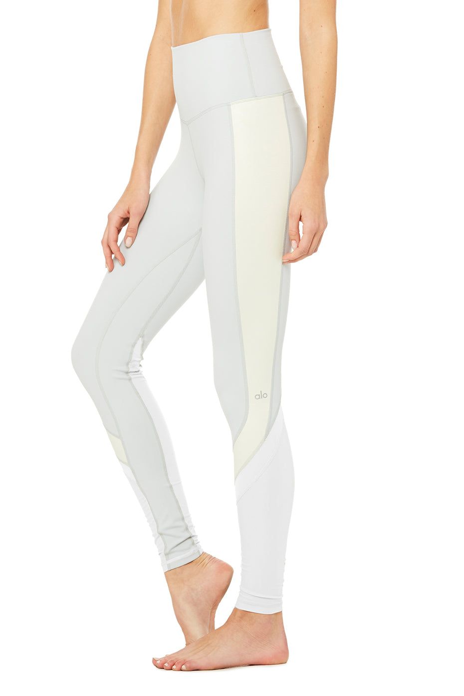 Elevate Legging - Gravel/Zest Glossy/White/Grvel sold by Alo Yoga product image thumbnail 42