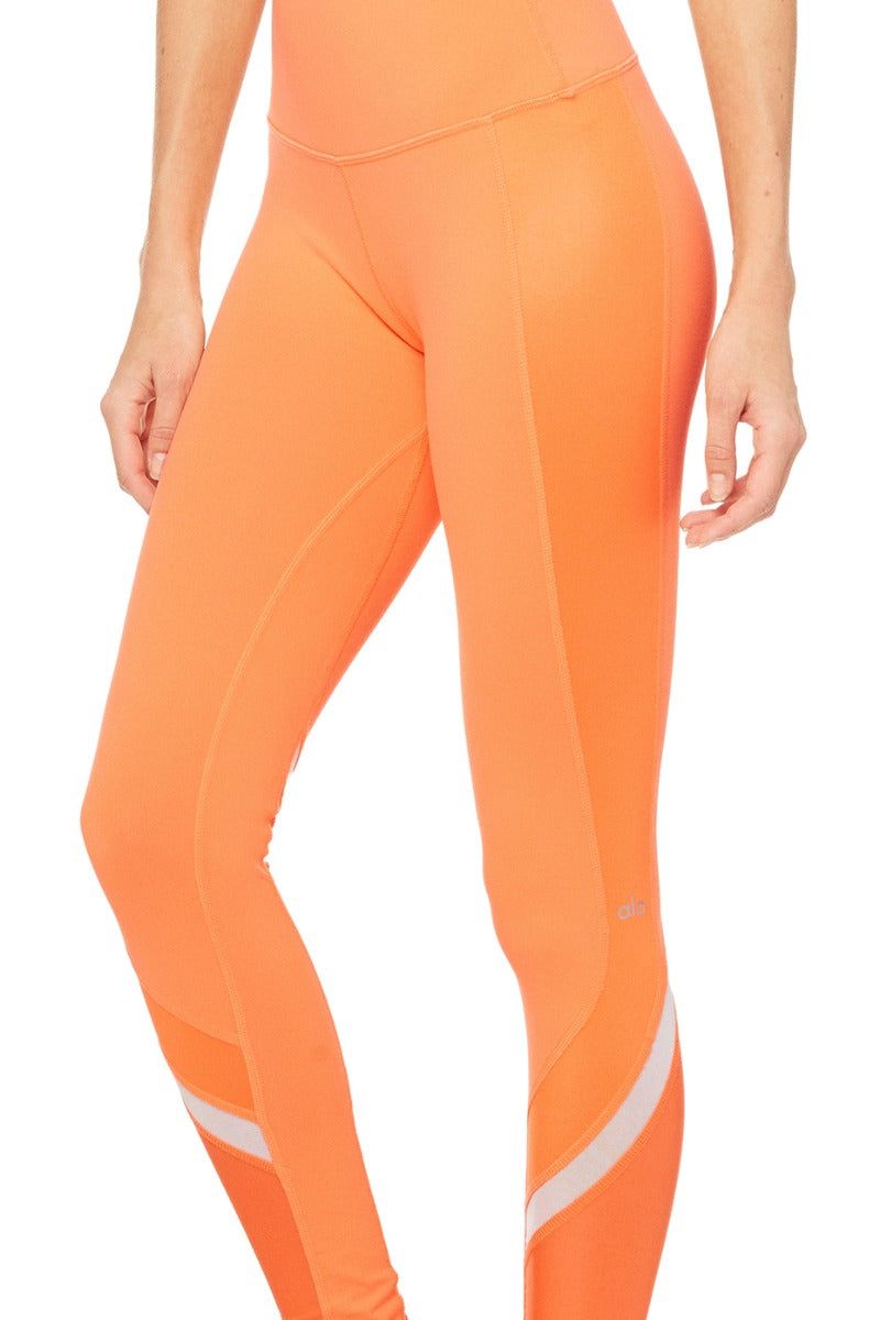 Elevate Legging - Gravel/Zest Glossy/White/Grvel sold by Alo Yoga product image thumbnail 31