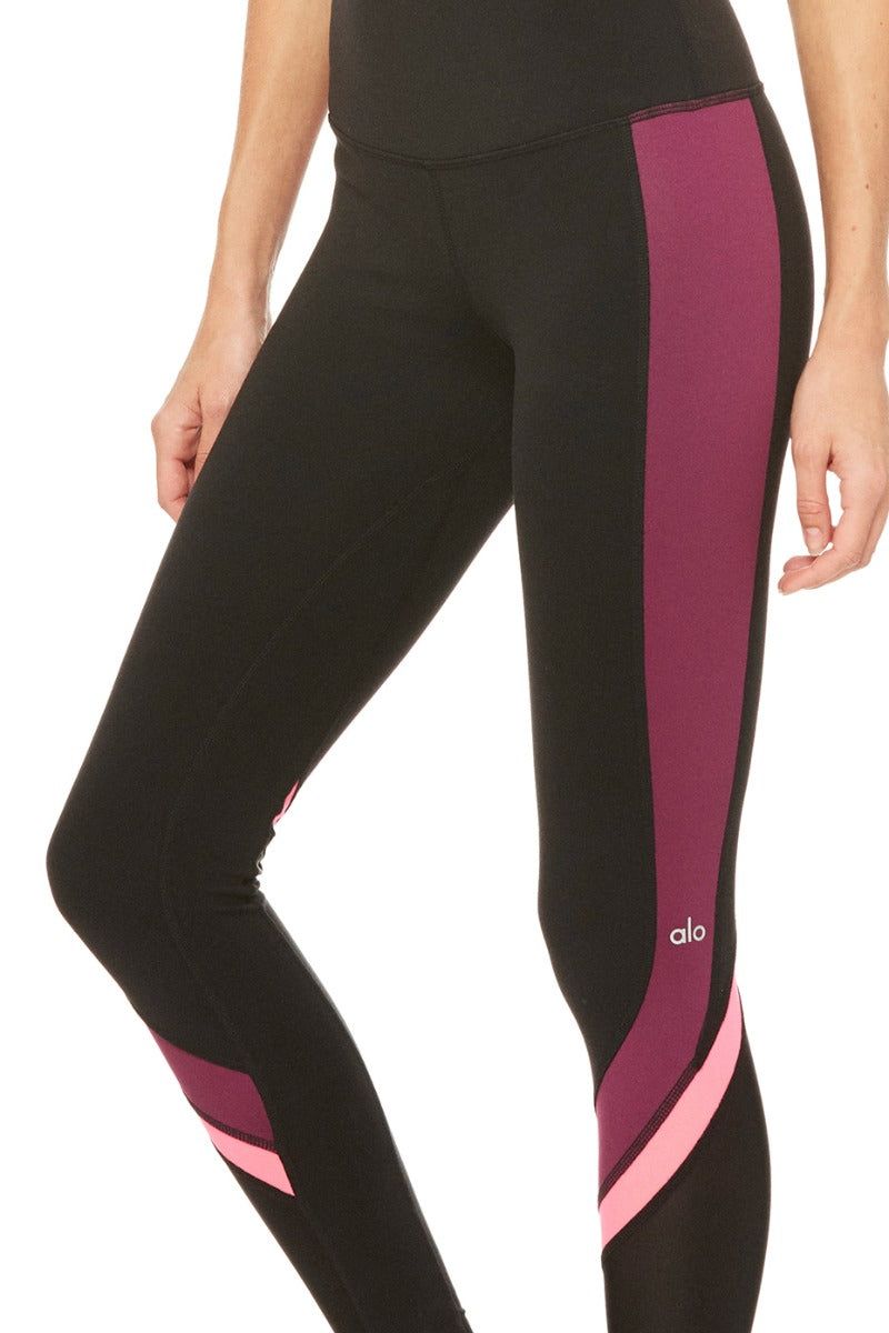Elevate Legging - Gravel/Zest Glossy/White/Grvel sold by Alo Yoga product image thumbnail 26