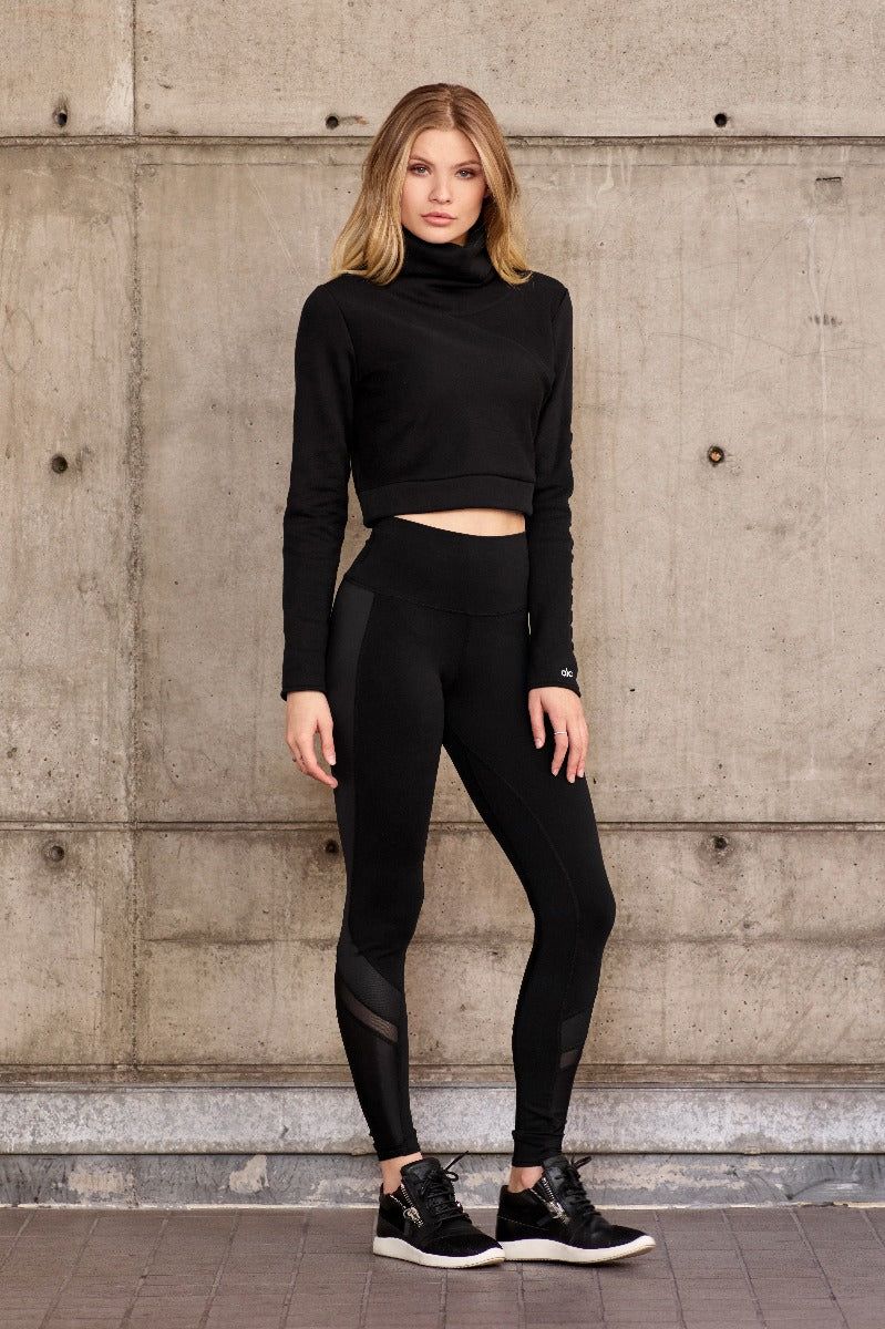 Elevate Legging - Gravel/Zest Glossy/White/Grvel sold by Alo Yoga product image thumbnail 18