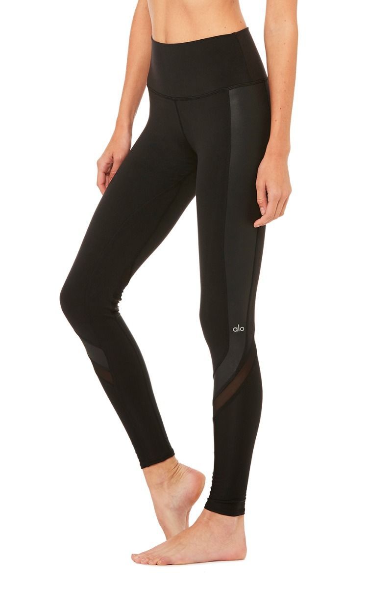 Elevate Legging - Gravel/Zest Glossy/White/Grvel sold by Alo Yoga product image thumbnail 15