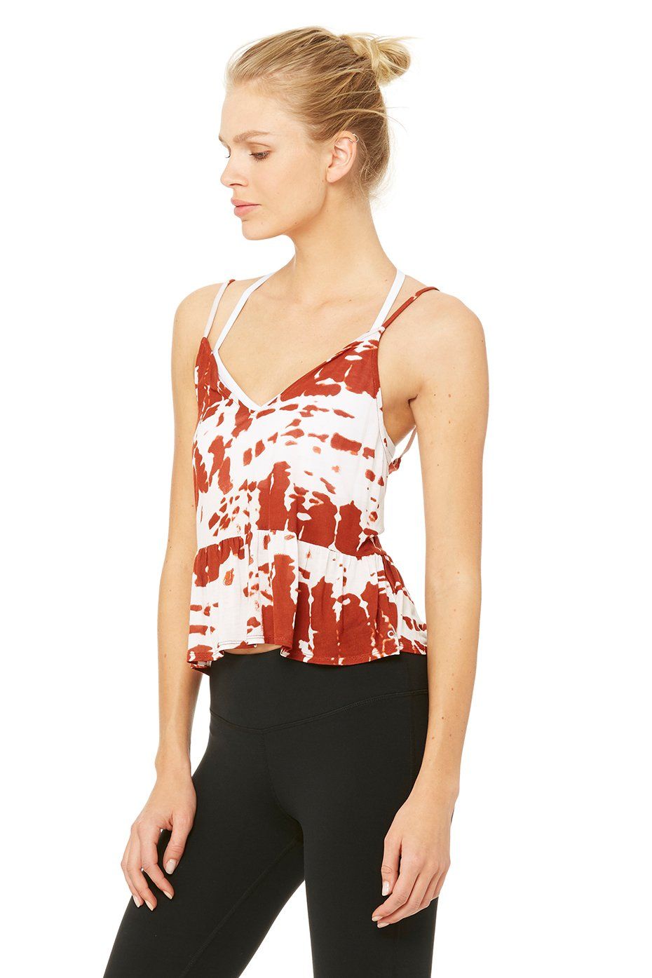 Flutter Tank - Sunbaked Tie Dye sold by Alo Yoga product image thumbnail 3
