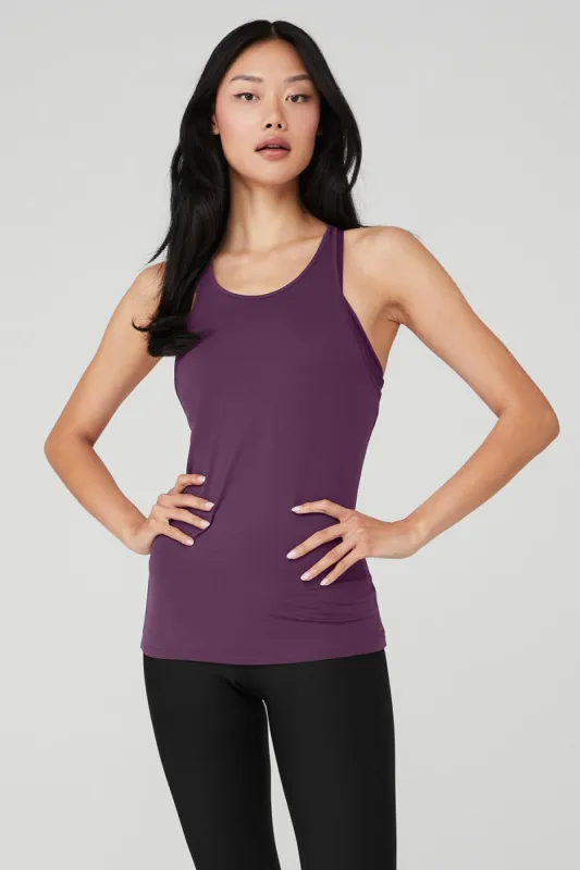 Select Tank - Dark Plum sold by Alo Yoga