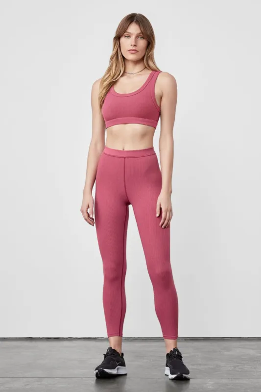 Wellness Bra & Ribbed High-Waist 7/8 Blissful Legging Set sold by Alo Yoga
