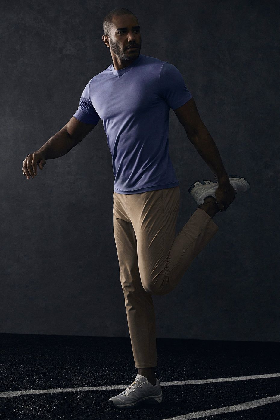 Conquer Reform Crewneck Short Sleeve - Infinity Blue sold by Alo Yoga product image thumbnail 5