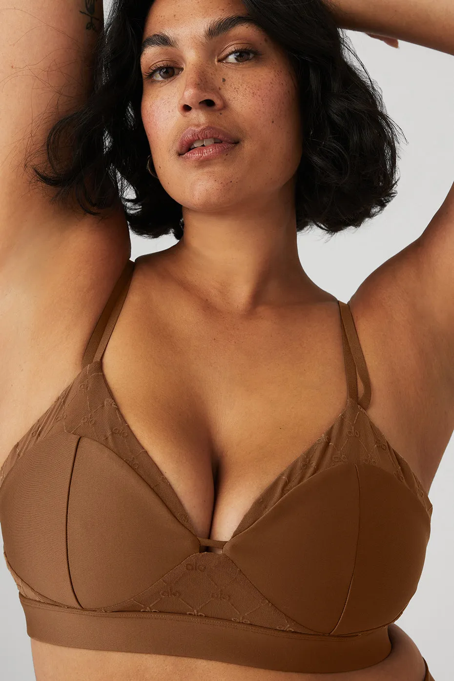 Airlift Mesh Celeste Bra - Cinnamon Brown sold by Alo Yoga product image thumbnail 5