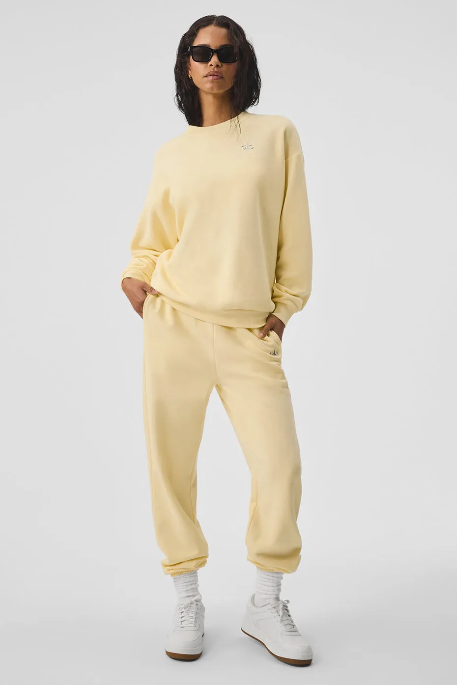 Accolade Crew Neck Pullover - Lemon Ice sold by Alo Yoga product image thumbnail 5